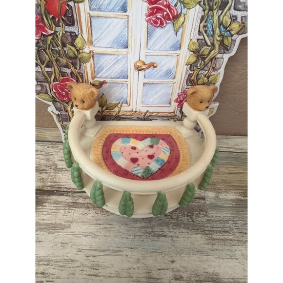 Cherished Teddies Romeo & Juliet Collector Set 1996 Pre-owned in Box w/FLAW - Picture 13 of 16